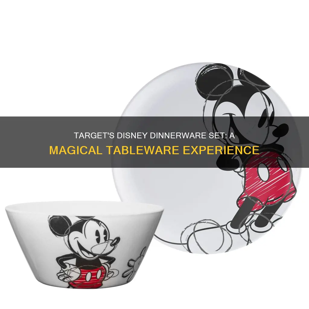 disney dinnerware set at target