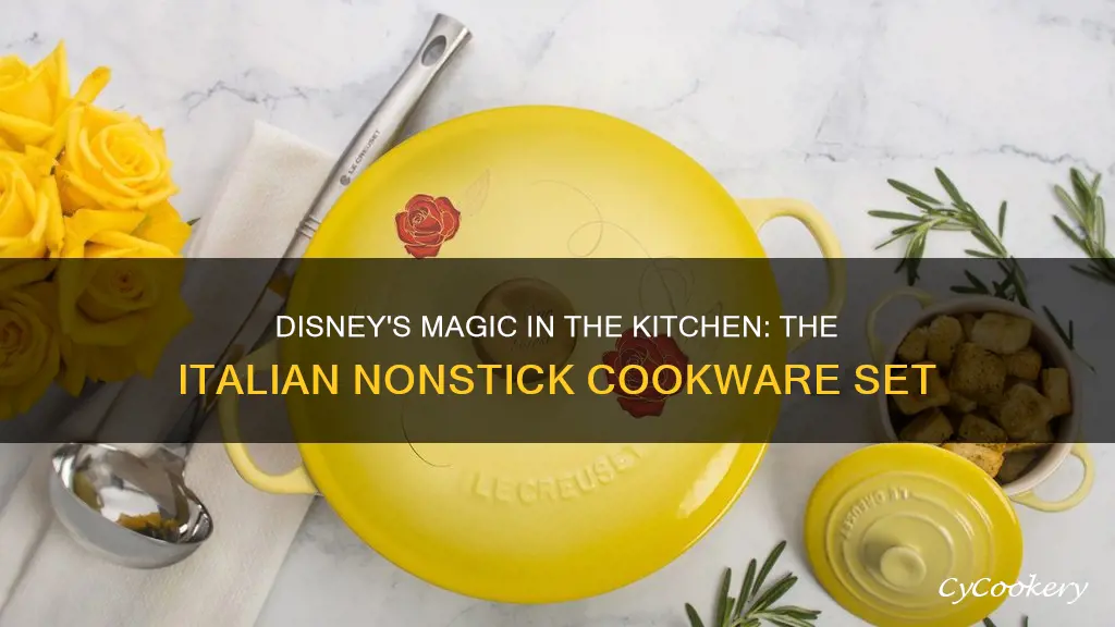 disney ltalian nonstick cookware set