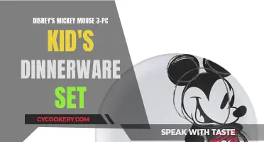 Mickey Mouse's Dinnerware Set for Kids: A Magical Mealtime Experience