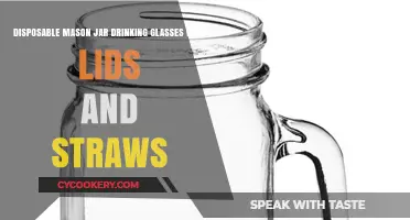 Eco-Friendly Sips: Mason Jar Drinking Glasses with Lids & Straws