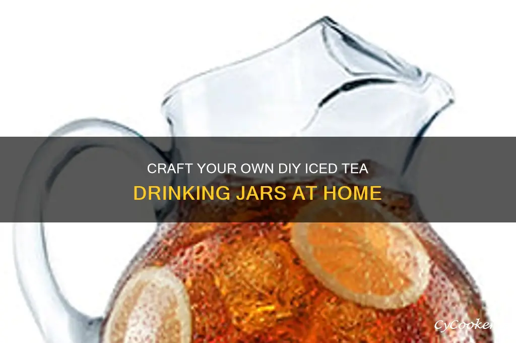 diy iced tea drinking jars