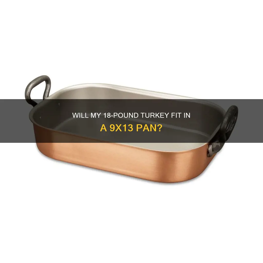 do 18 pound turkey fit in 9 13 pan