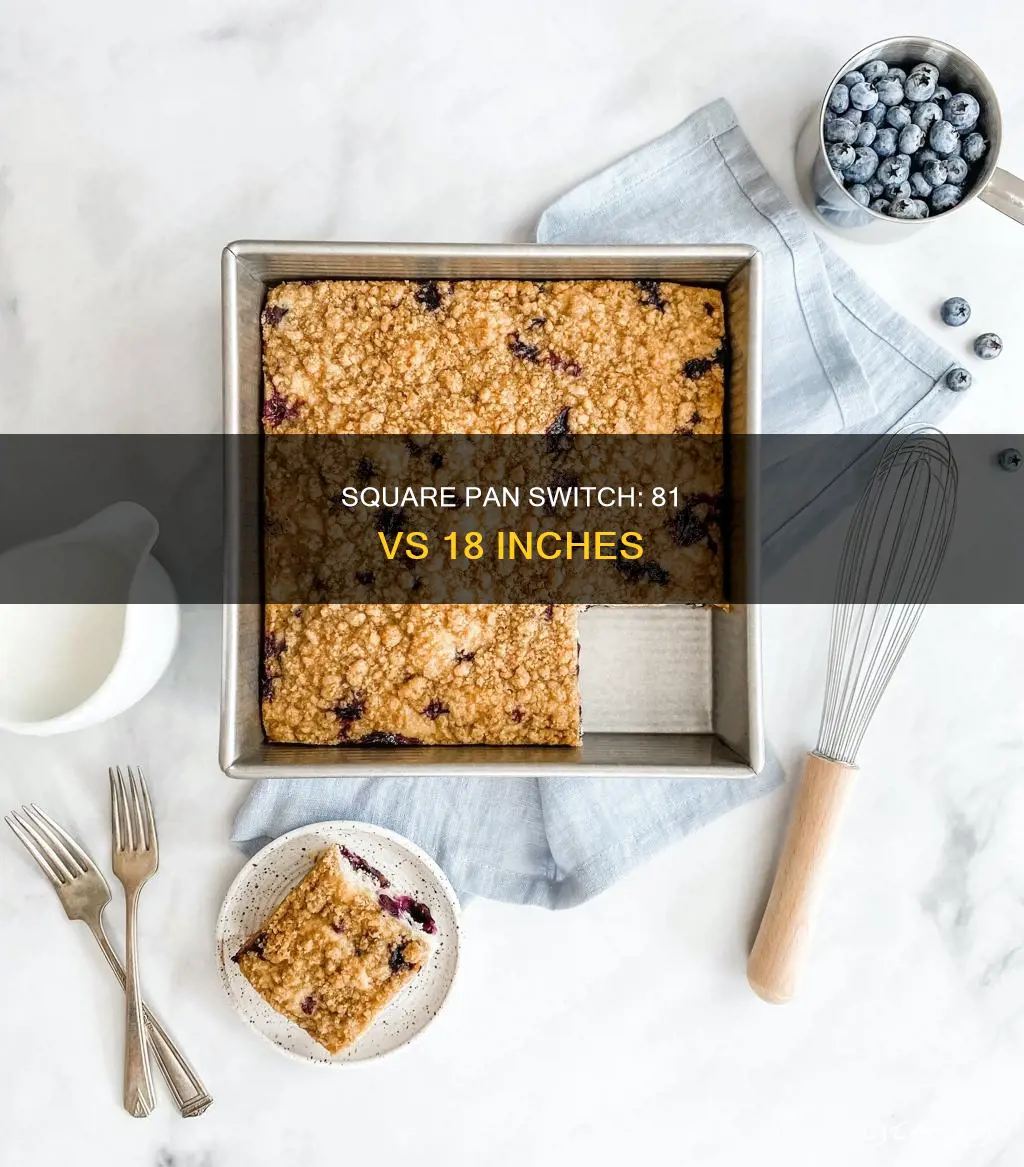 do 2 9 inch square pan equivalent