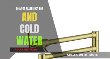 Pot Filler Faucets: Hot and Cold Water Options