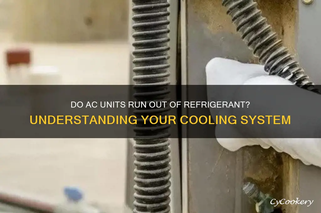 do ac units run out of refrigerant