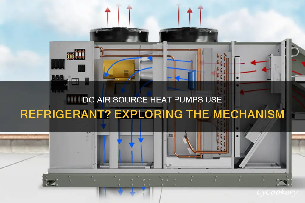do air source heat pump use refrigerant