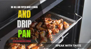 Air Fryer Accessories: Rack and Drip Pan Standard?