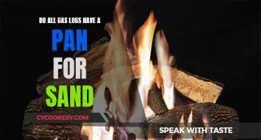 Gas Logs: Do They All Need Sand Pans?