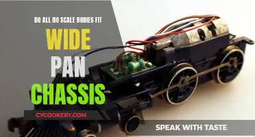 HO Scale Body and Wide Pan Chassis Compatibility