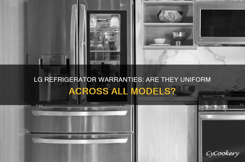 do all lg refrigerators have the same warranty