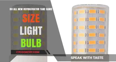Refrigerator Light Bulb Sizes: Are They Universal for New Models?