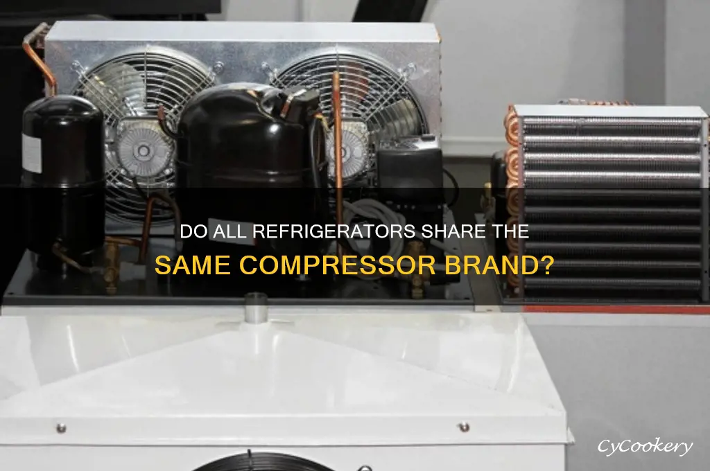 do all refrigerators use the same brand compressor