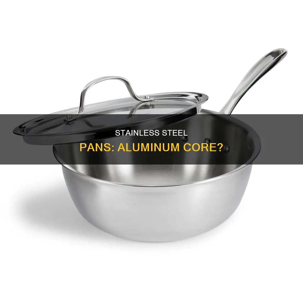 do all stainless steel pans have aluminum