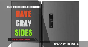 Stainless Steel Fridges: Are Gray Sides a Universal Feature?