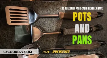 Allegany Park Cabin Rentals: Pots and Pans?