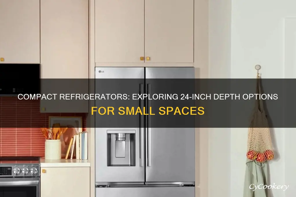 do an refrigerators come with depth of 24