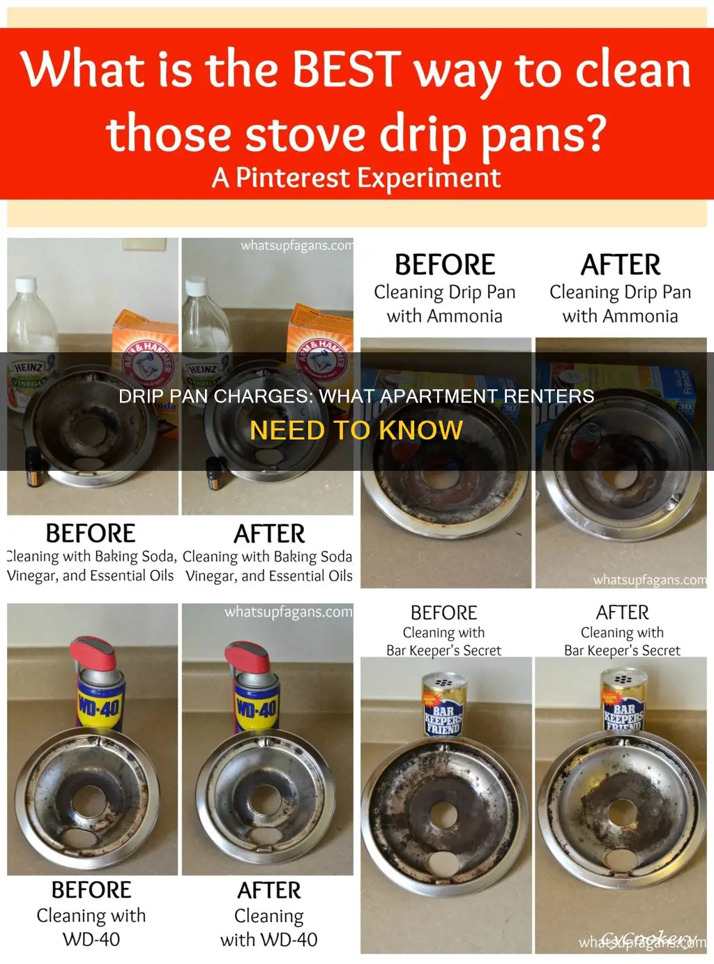 do apartments charge for drip pans