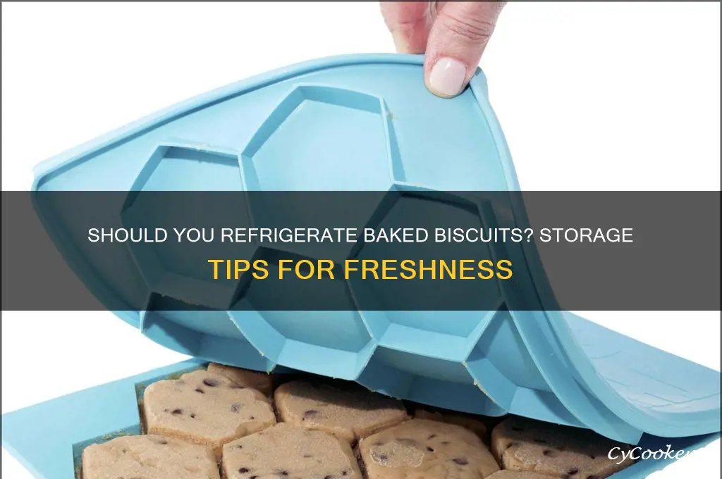 do baking biscuits have to be refrigerated after