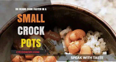 Small Crock Pots: Faster Cooking Beans?