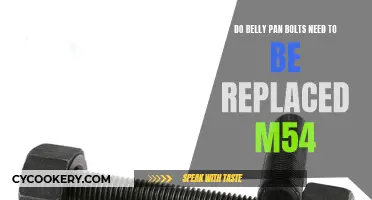 Belly Pan Bolt Replacement: M54 Engines