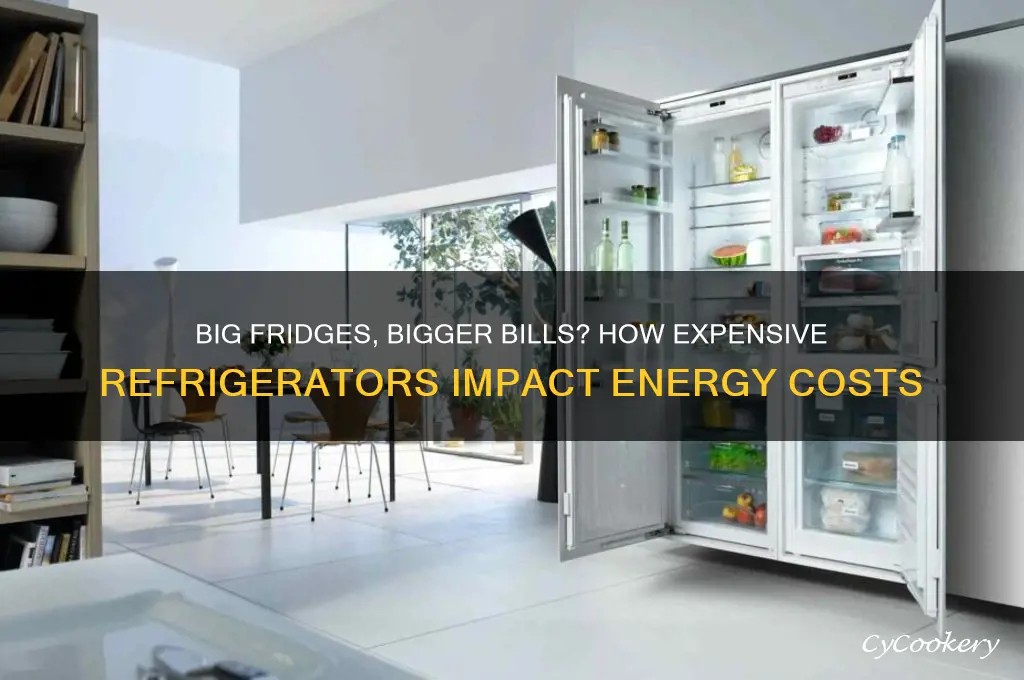 do big expensive refrigerators drive up your electric bill