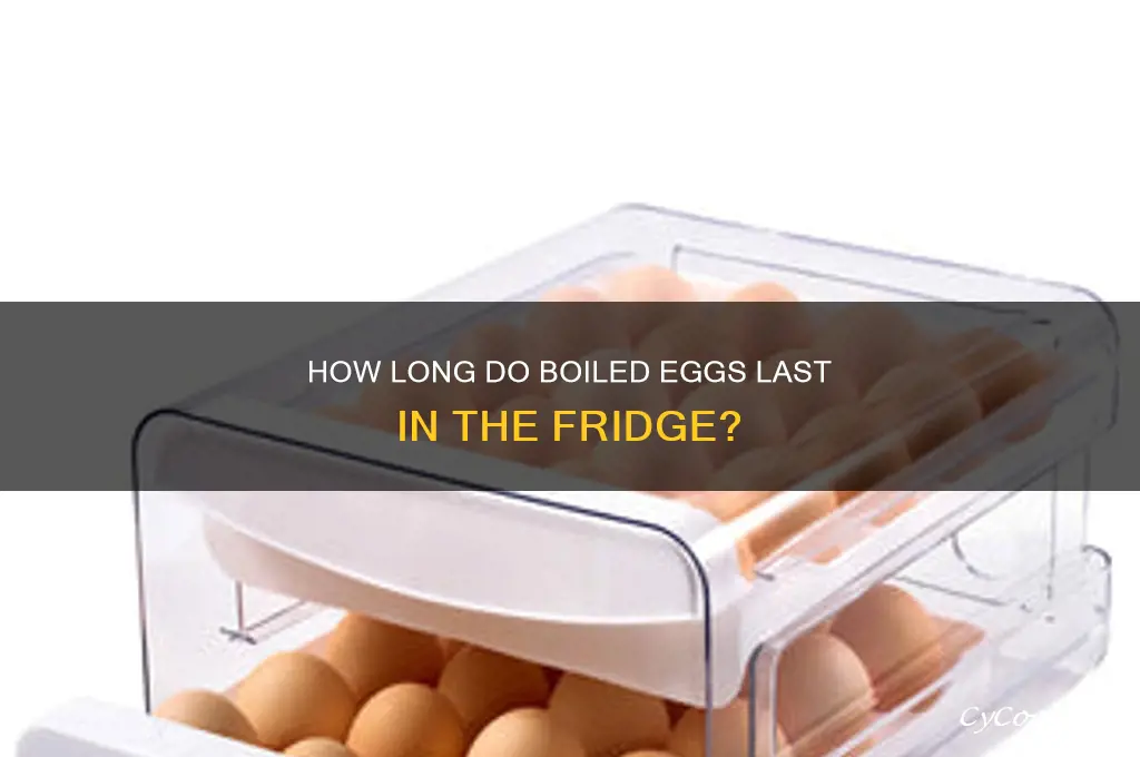 do boiled eggs go bad in the refrigerator