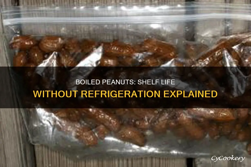 do boiled peanuts go bad if not refrigerated