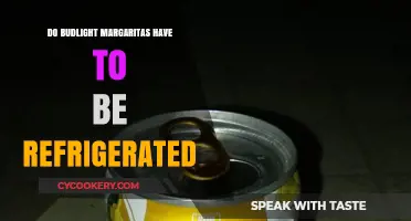 Should You Refrigerate Bud Light Margaritas? Storage Tips Revealed