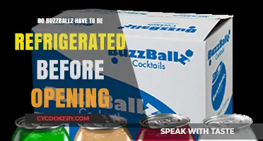 Should BuzzBallz Be Refrigerated Before Opening? Storage Tips Revealed