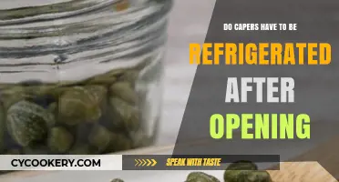 Capers Storage Guide: Refrigerate After Opening or Not?