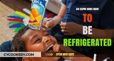 Capri Suns: Refrigeration Required or Room Temp Ready?