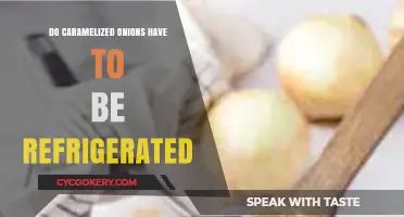 Caramelized Onions Storage: Refrigerate or Not? A Quick Guide