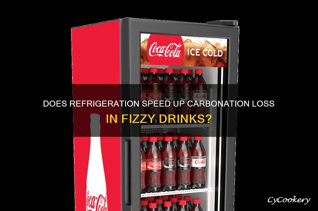 do carbonated beverages go flat faster when refrigerated