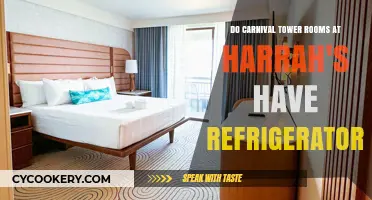 Carnival Tower Rooms at Harrah's: Do They Include Refrigerators?