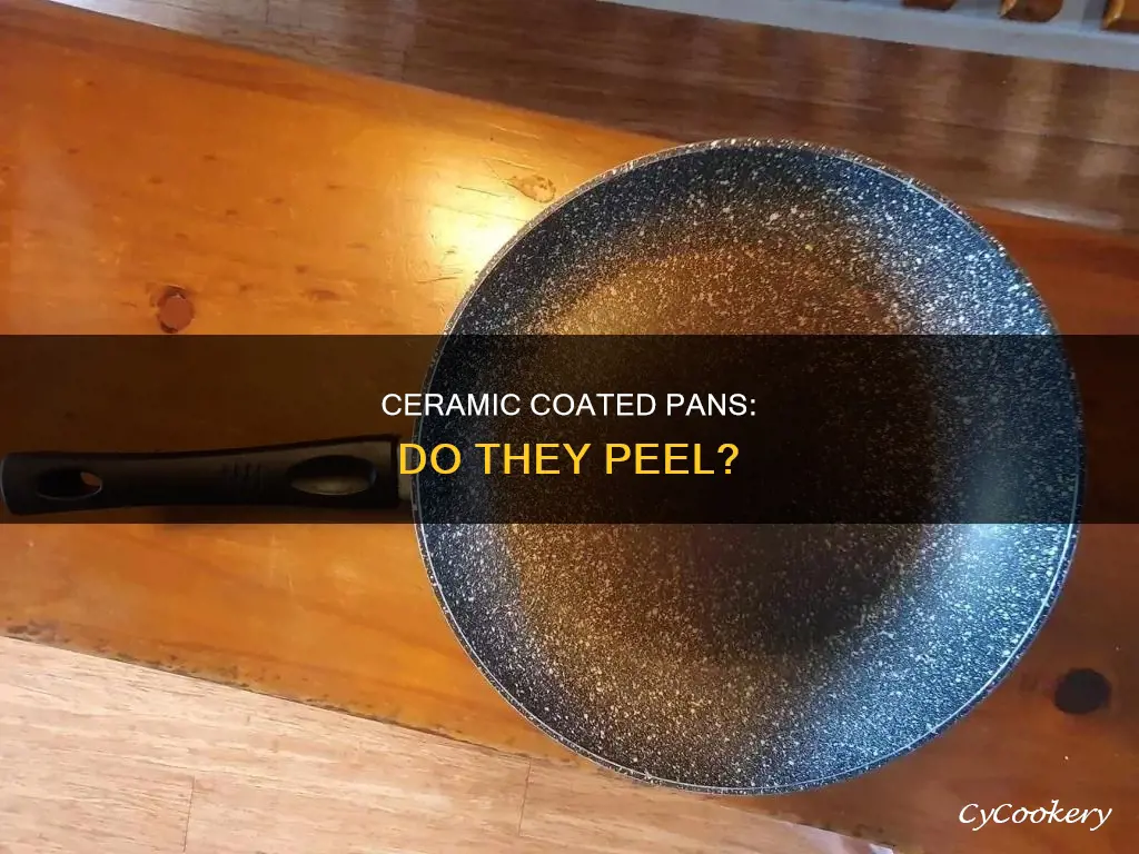 do ceramic coated pans peel