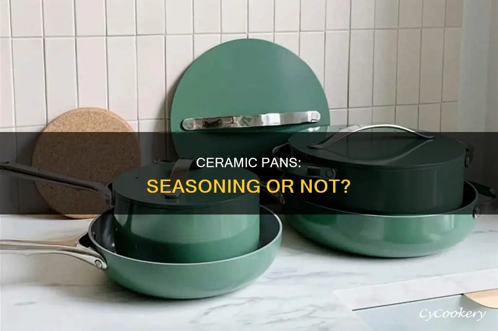 do ceramic pans need sea