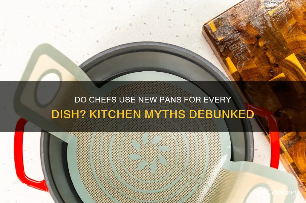 do chefs use new pans for every dish