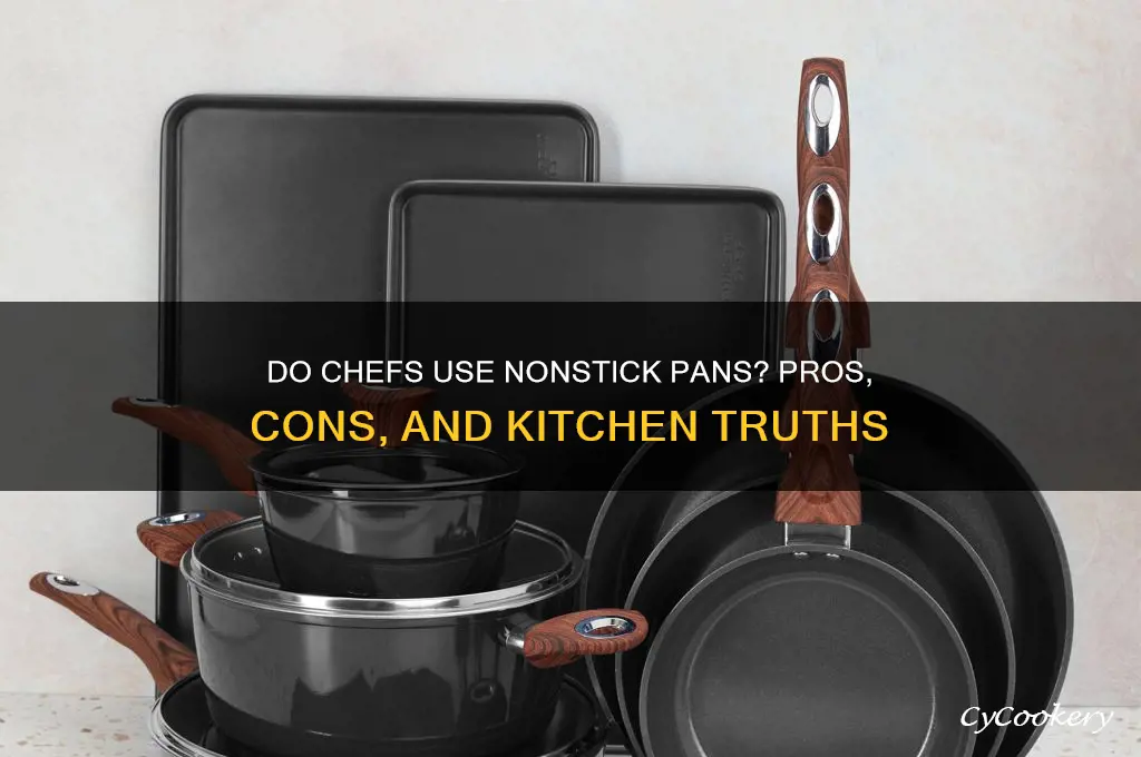 do chefs use nonstick pans