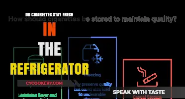 Chilling Cigarettes: Does Refrigeration Keep Tobacco Fresh Longer?
