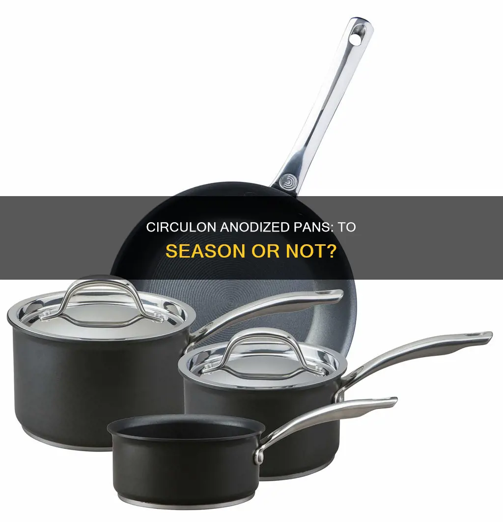 do circulon anodized pans need to be