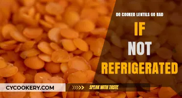 Cooked Lentils: How Long Do They Last Without Refrigeration?