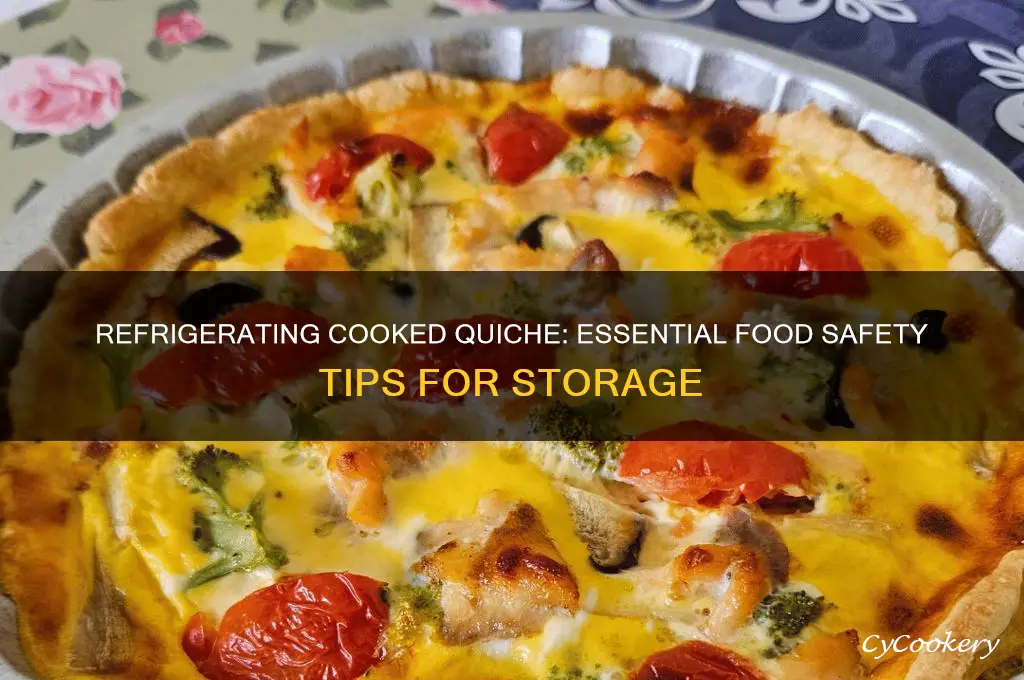 do cooked quichee have to be refrigerated