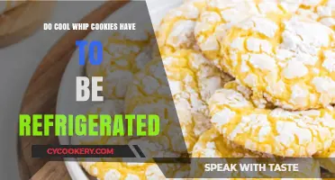 Cool Whip Cookies: Refrigeration Required or Room Temp Safe?