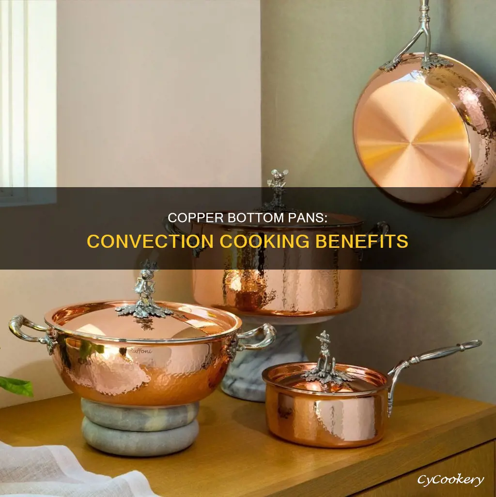do copper bottom pans work with convection