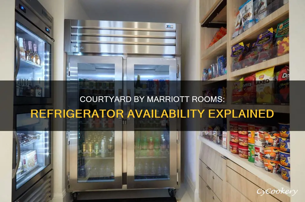 do courtyard by marriott rooms have a refrigerator