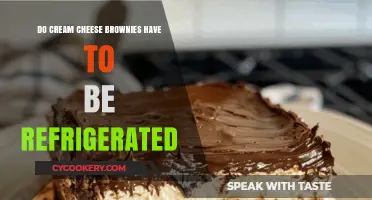 Cream Cheese Brownies: Refrigeration Required or Room Temp Safe?