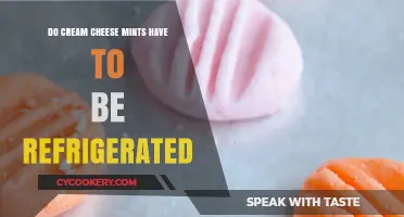 Cream Cheese Mints: Refrigeration Required or Room Temp Safe?