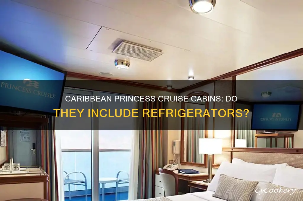 do cruise cabins have refrigerators caribbean princess