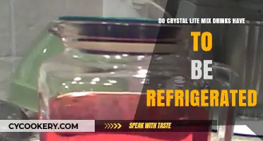 Crystal Lite Mix Drinks: Refrigeration Required or Not?