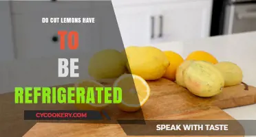 Should Cut Lemons Be Refrigerated? Storage Tips for Freshness